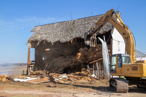 Barn Demolition in Grove City