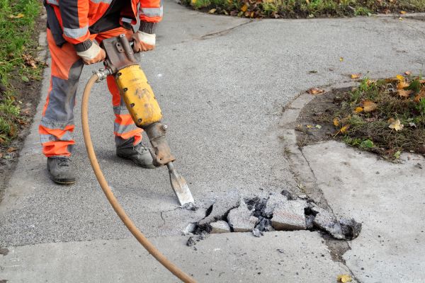 Sidewalk Removal in Grove City