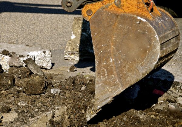 Cement Pad Demolition in Grove City