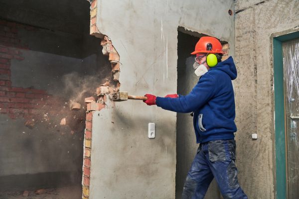 Concrete Wall Demolition in Grove City