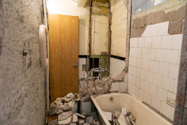 Shower Tile Demolition in Grove City